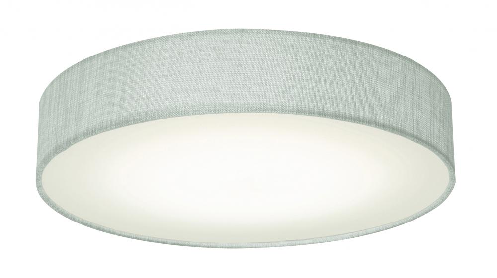 Ashland LED Flush Mount - 15&#39;&#39; - Grey Linen