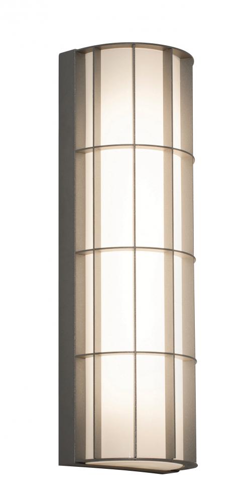 Broadway LED Outdoor Sconce - 13&#39;&#39; - Textured Grey