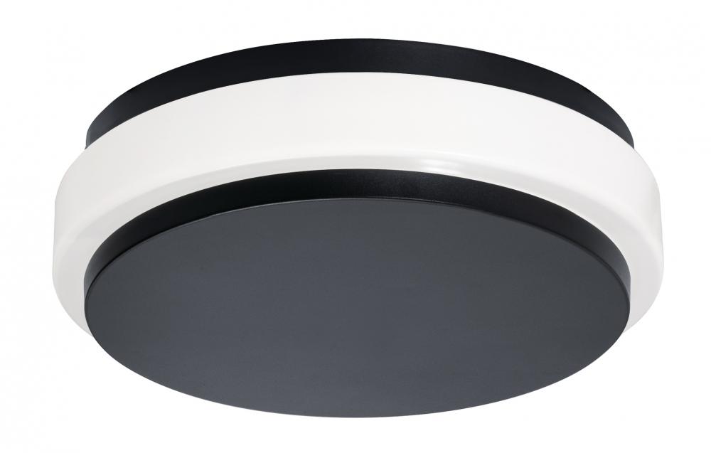 Eris 10&#39;&#39; LED Flush Mount,120-277V,20W,5 CCT,BK