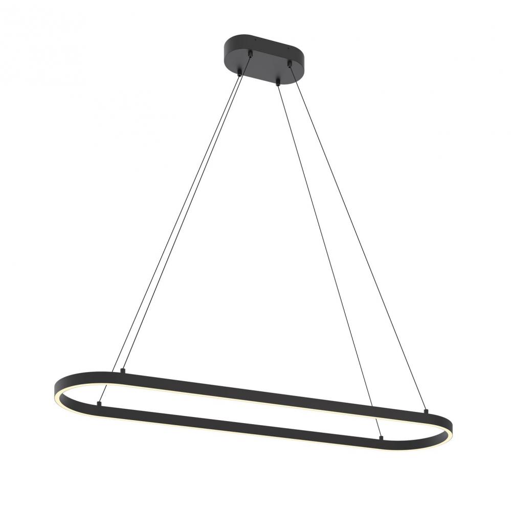 Glo 48&#39;&#39; Linear Pendant Led 40W 120V BK