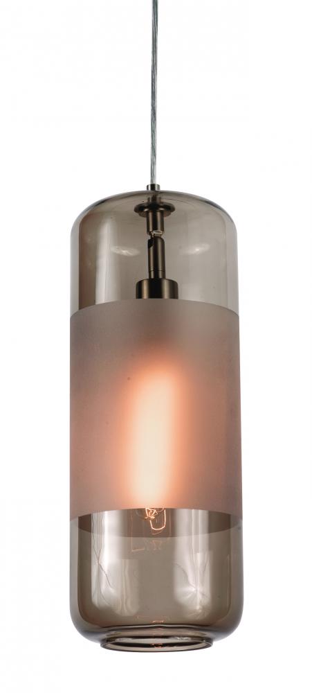 Hermosa Pendant - Satin Nickel - Aqua