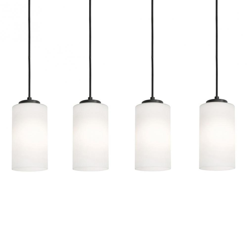 Leo 36&#39;&#39; 4 Light Linear Pendant - BK