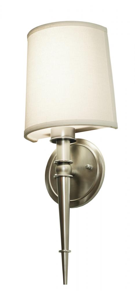 Montrose 8&#39;&#39; LED Sconce - Oil Rubbed Bronze Finish - Cream Linen