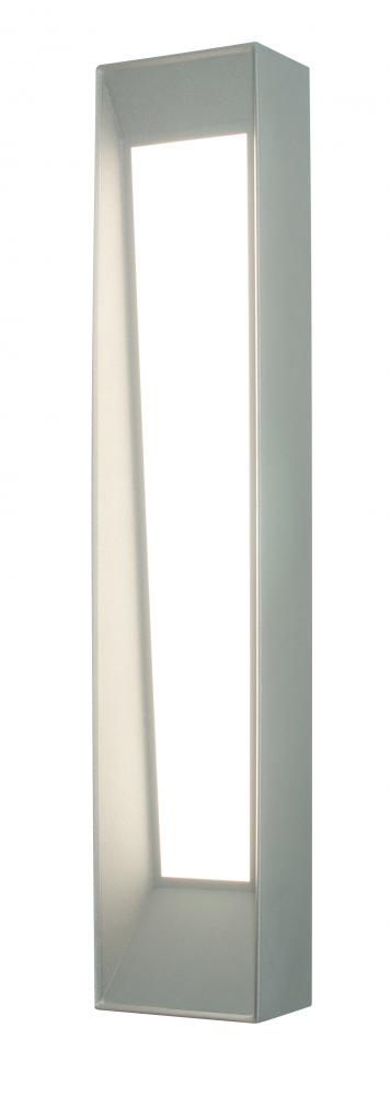 Rowan - LED 36&#39;&#39; Wall Sconce - Textured Grey Finish - White Acrylic Shade