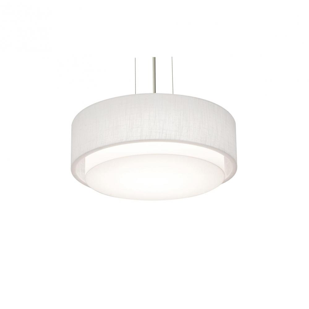 Sanibel 16&#39;&#39; Med Base Pendant - BK and LW