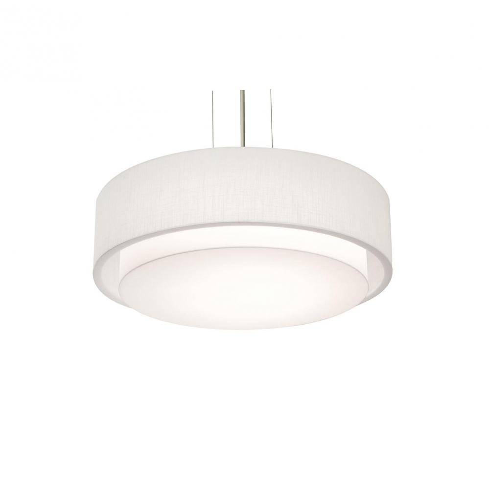 Sanibel 18&#39;&#39; Med Base Pendant - SN and LW