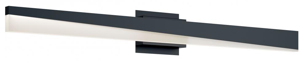 Slant 36&#39;&#39; LED Vanity,120-277V,33W,5 CCT,BK