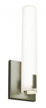 AFX Lighting, Inc. BWNS051412L30D1SN - Bowen - Wall Sconce - Satin Nickel Finish - White Acrylic Shade