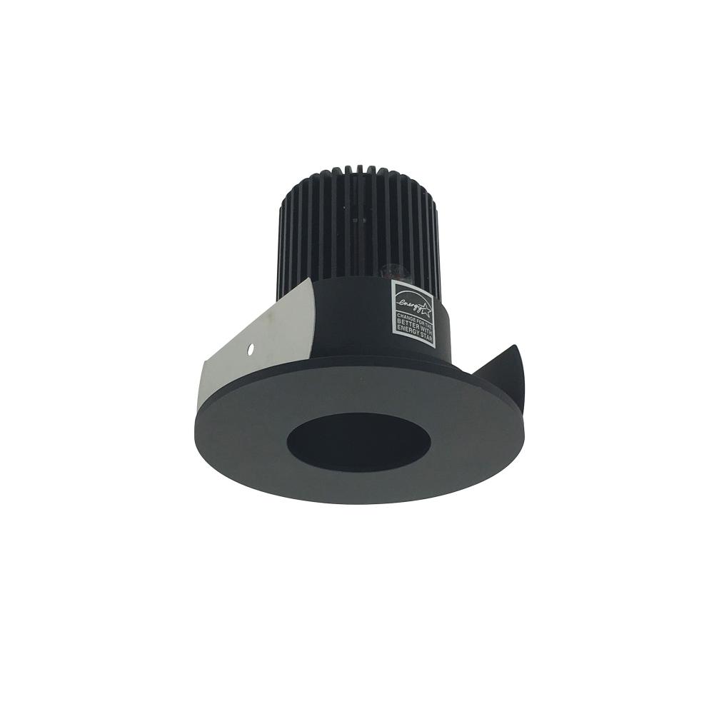 2&#34; Iolite LED Round Pinhole, 1000lm / 14W, 2700K, Black Pinhole / Black Flange