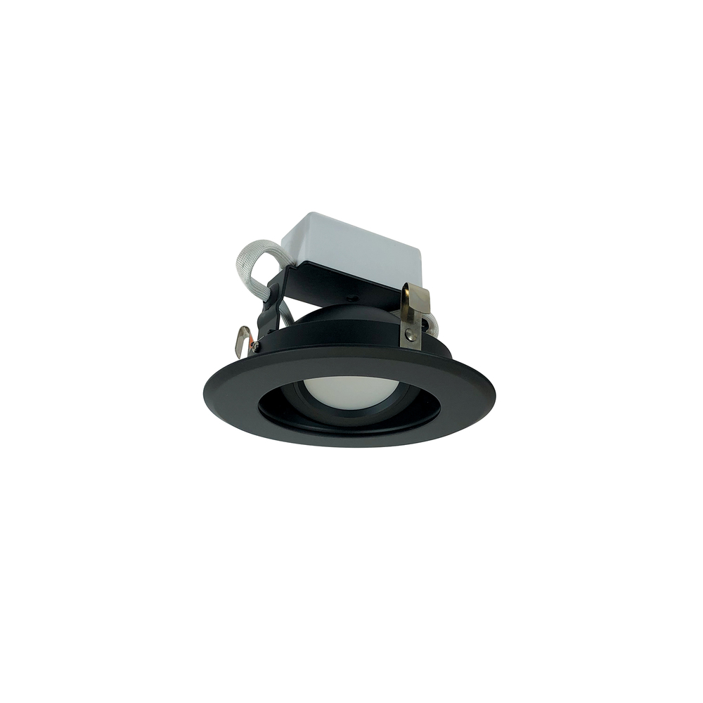 4&#34; Cobalt Adjustable LED Retrofit, 1000lm / 12W, 2700K, Black Reflector / Black Flange