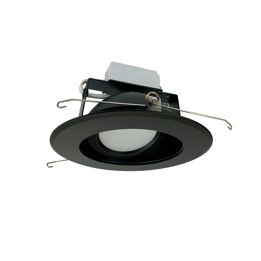 6&#34; Cobalt Adjustable LED Retrofit, 1200lm / 14W, 2700K, Black Reflector / Black Flange