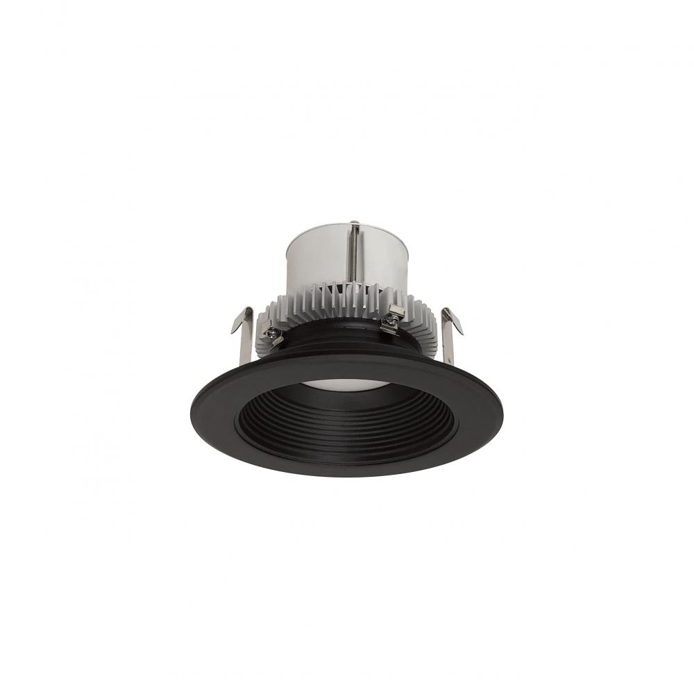 4&#34; Cobalt Click Round Retrofit Baffle, 1000lm / 12W, 2700K, Black Baffle / Black Flange,