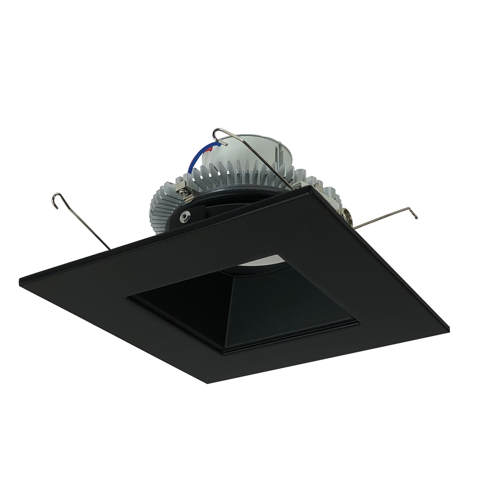 6&#34; Cobalt Click Square Retrofit Reflector with Square Aperture, 1000lm / 12W, 4000K, Black