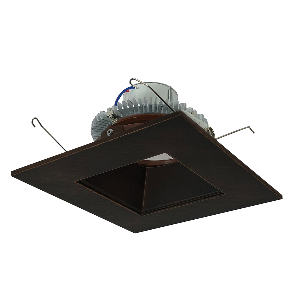 6&#34; Cobalt Click Square Retrofit Reflector with Square Aperture, 1000lm / 12W, 2700K, Bronze