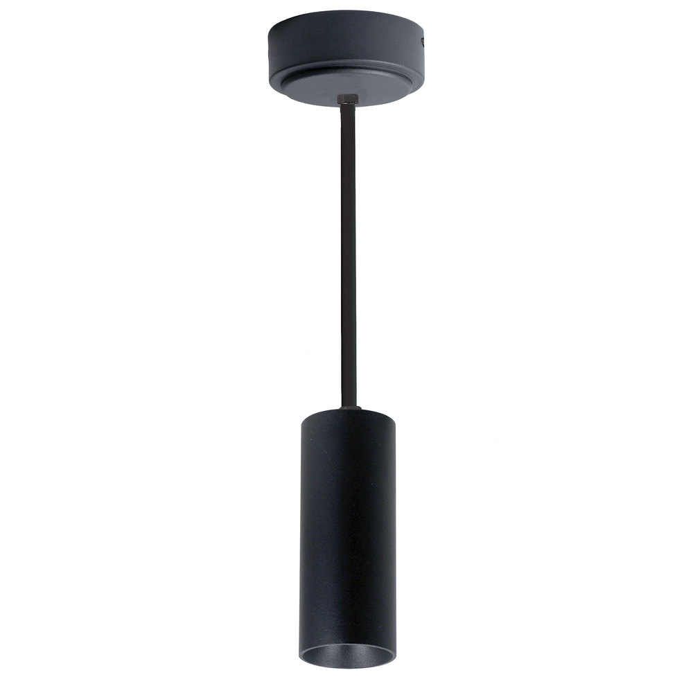 2&#34; iLENE 36&#34; Stem Mount Mini Cylinder, 1000lm, 15W, 3000K, Black, 120V Triac/ELV Dimming