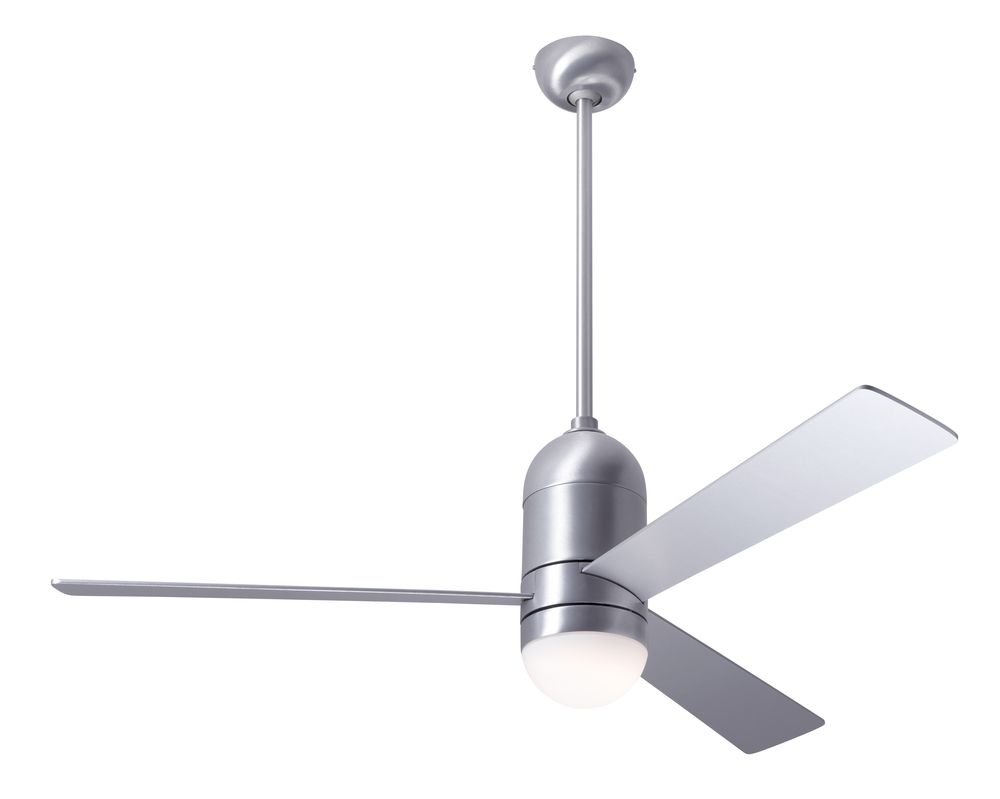 Cirrus DC Fan; Brushed Aluminum Finish; 50&#34; Aluminum Blades; 17W LED; Wall/Remote Combo Control