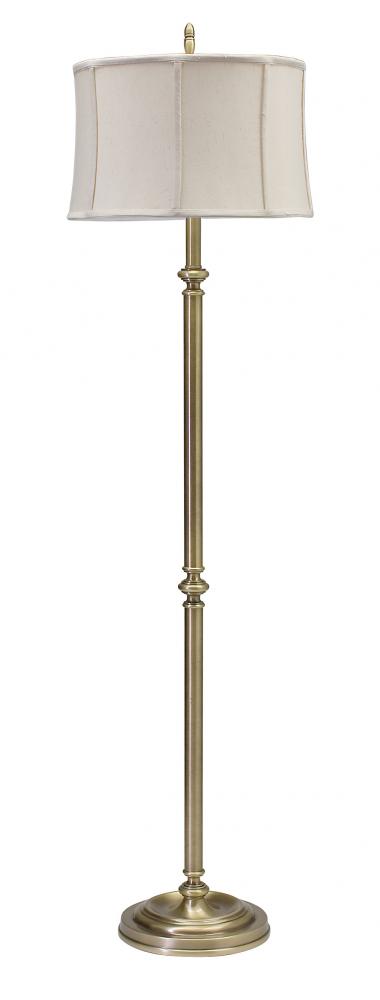 Coach 61&#34; Antique Brass Floor Lamps