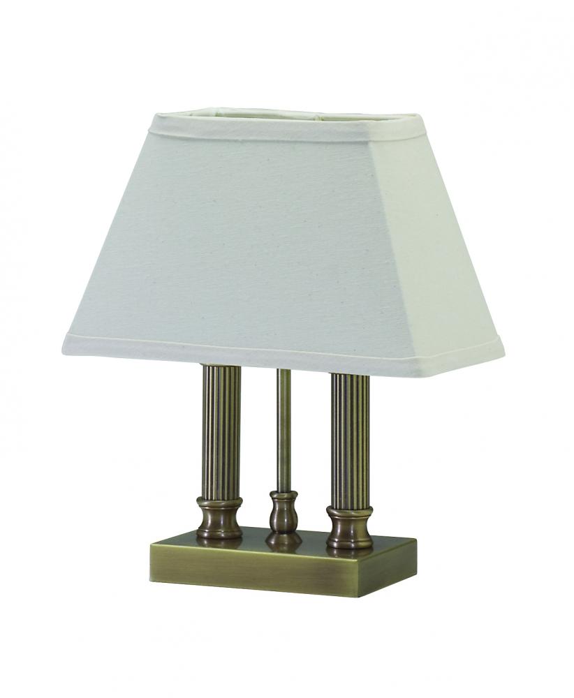 Coach 12.5&#34; Antique Brass Table Lamps