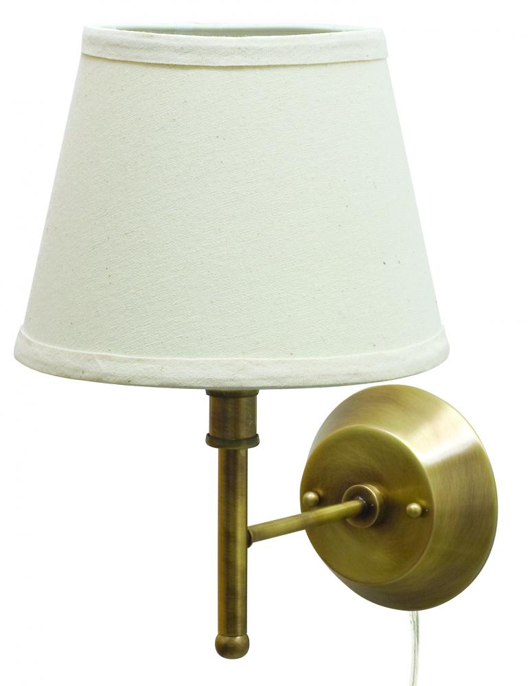 Greensboro Antique Brass Wall Pin-Up Lamp