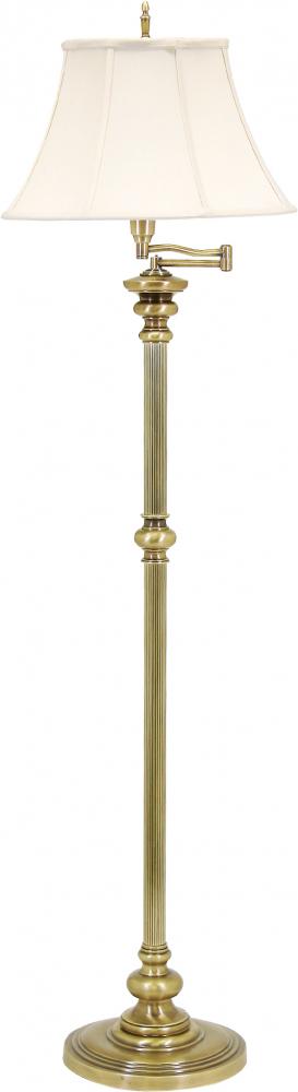 Newport 61&#34; Antique Brass Floor Lamps