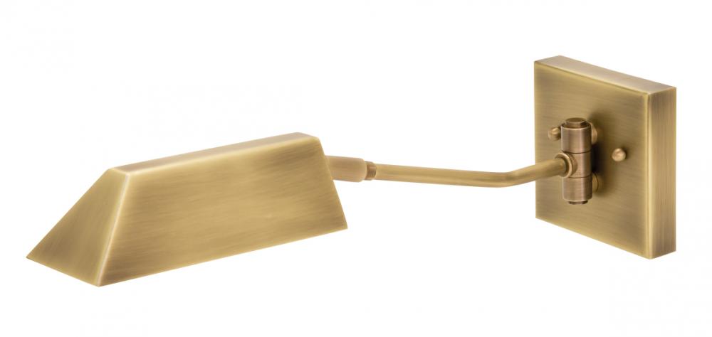 Newbury Wall Swings In Antique Brass with USB Port