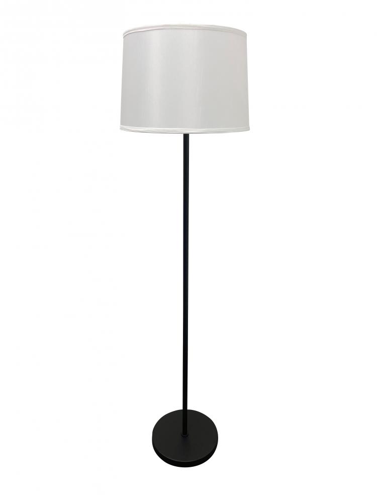 Sawyer Black/Satin Nickel Floor Lamps