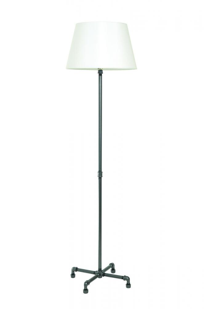 Studio Industrial Granite Floor Lamp with Fabric Shade