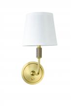 House of Troy KL325-BB - Killington Brushed Brass Direct Wire Wall Lamp with Full Range Dimmer