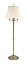 House of Troy N606-AB - Newport 63" Antique Brass Bridge Floor Lamps