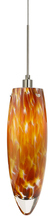 Stone Lighting PD151AMBZX3M - Pendant Stalactite Amber Bronze Hal G4 35W Monopoint