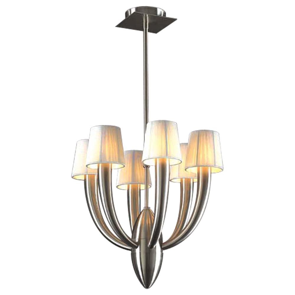 PLC 6 Light Chandelier Sahara Collection 21076 SN