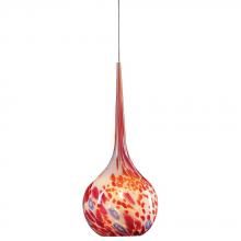 PLC Lighting 396 RED - PLC 1 Light Mini Pendant Pompeii Collection 396 RED