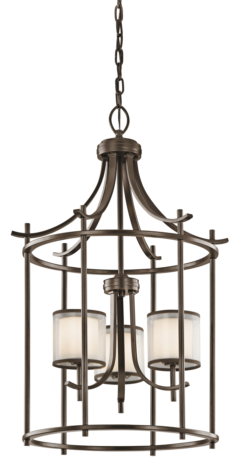 Tallie™ 20&#34; 3 Light Foyer Pendant Mission Bronze