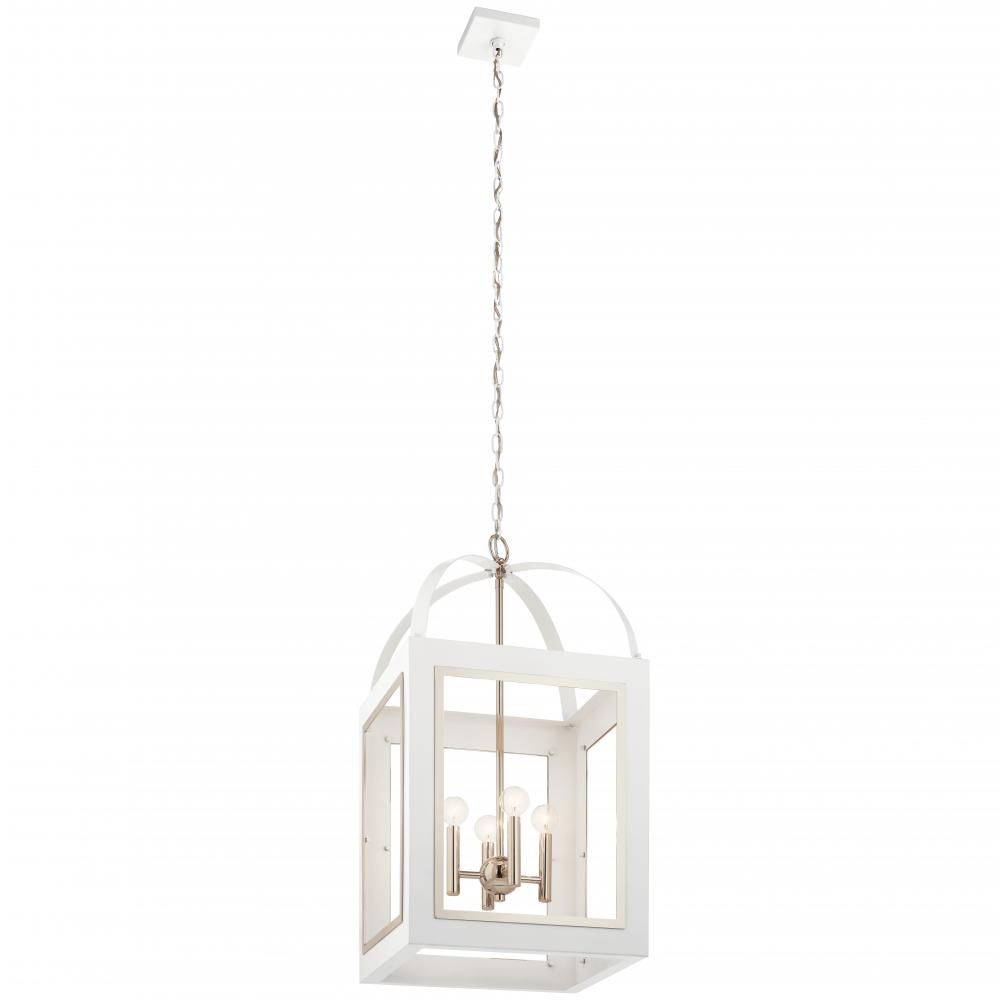 Vath™ 16&#34; 4 Light Foyer Pendant White