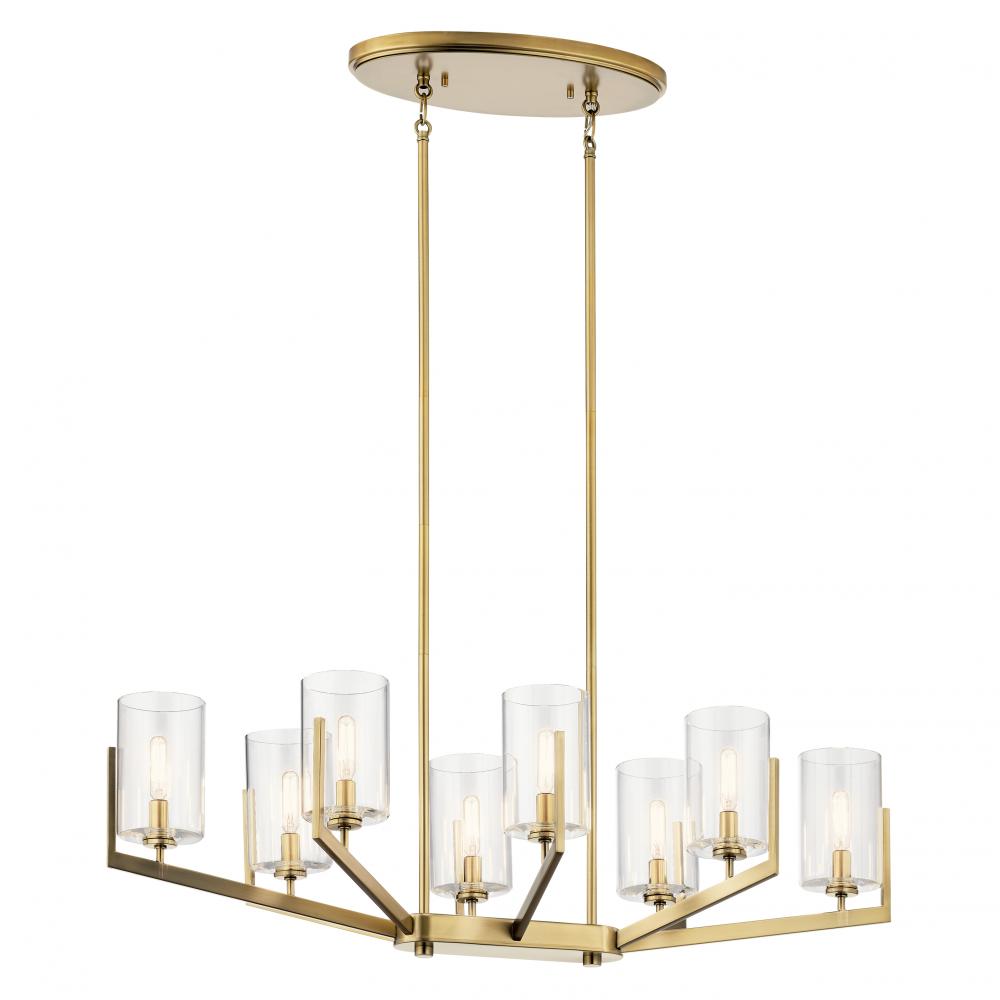 Oval Chandelier 8Lt