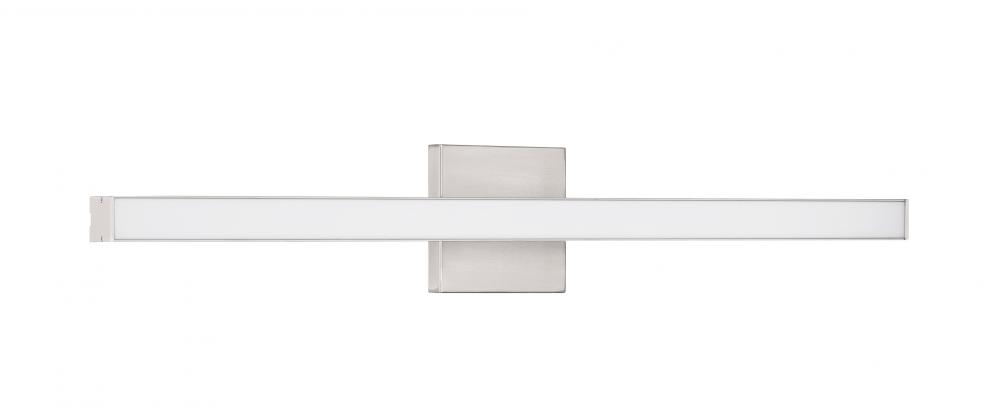 Trim 1 Light 30&#34; LED Vanity in Brushed Polished Nickel