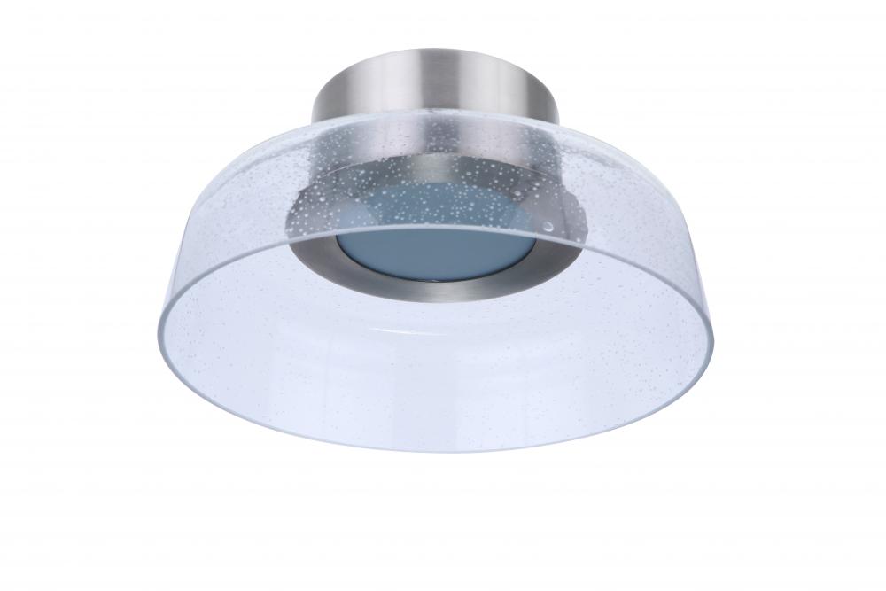 Centric 12.5&#34; LED Flushmount in Brushed Polished Nickel