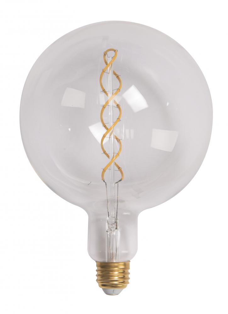 8.43&#34; M.O.L. Clear LED G50, E26, 7W, Non-Dimmable, 3000K