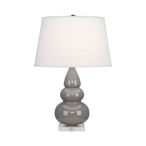 Smokey Taupe Small Triple Gourd Accent Lamp