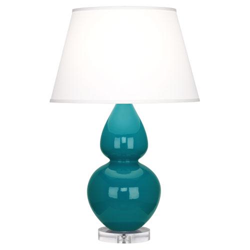 Peacock Double Gourd Table Lamp