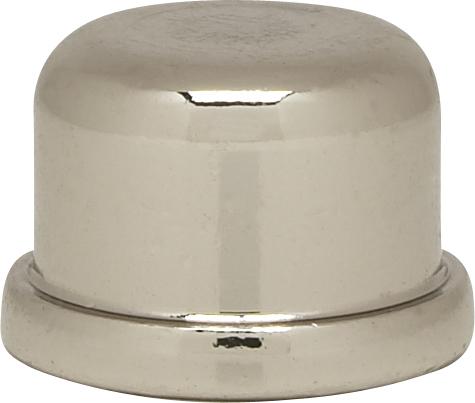 1/2&#34; Finial; Zinc Die Cast 1/4-28; Nickel Finish