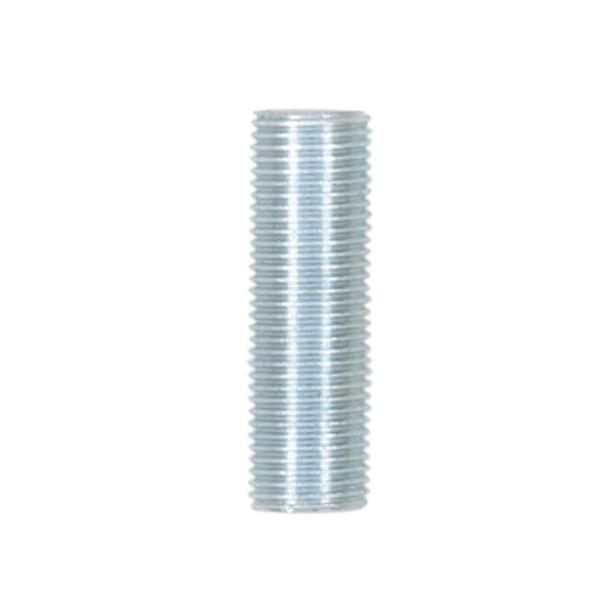 1/8 IP Steel Nipple; Zinc Plated; 7/8&#34; Length; 3/8&#34; Wide