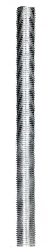 1/8 IP Steel Nipple; Zinc Plated; 4-1/4&#34; Length; 3/8&#34; Wide