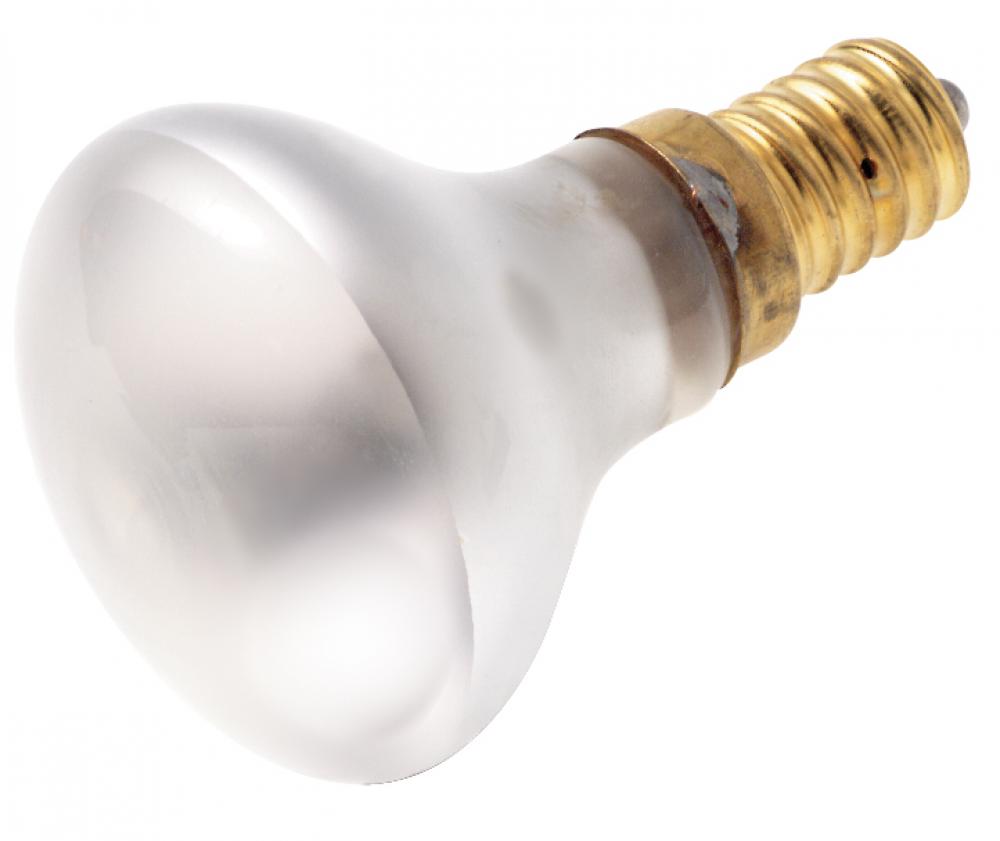 40 Watt R14 Incandescent; Frost; 1500 Average rated hours; 280 Lumens; European base; 130 Volt