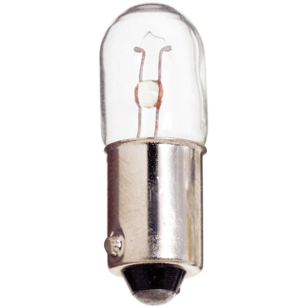 4.76 Watt miniature; T3 1/4; 500 Average rated hours; Miniature Bayonet base; 28 Volt