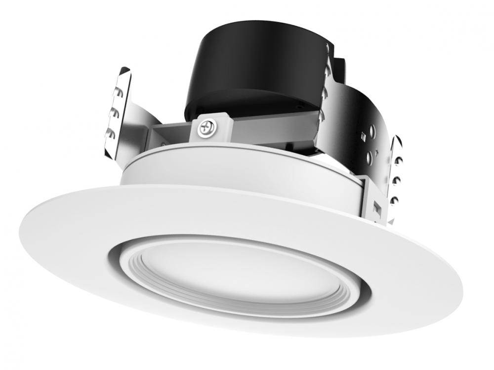 9 watt LED Directional Retrofit Downlight - Gimbaled; 4&#34;; 4000K; 90&#39; Beam spread; 120 volts;