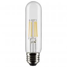 Satco Products Inc. S21346 - 5.5 Watt T10 LED; Clear; Medium base; 90 CRI; 4000K; 120 Volt