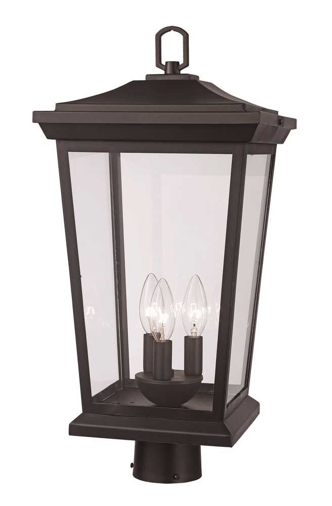 Turlock 15&#34; Postmount Lantern