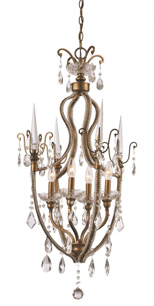 Juglans 21&#34; Chandelier.