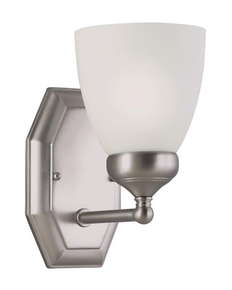 1LT SCONCE-GU24-WHITE FROST GL